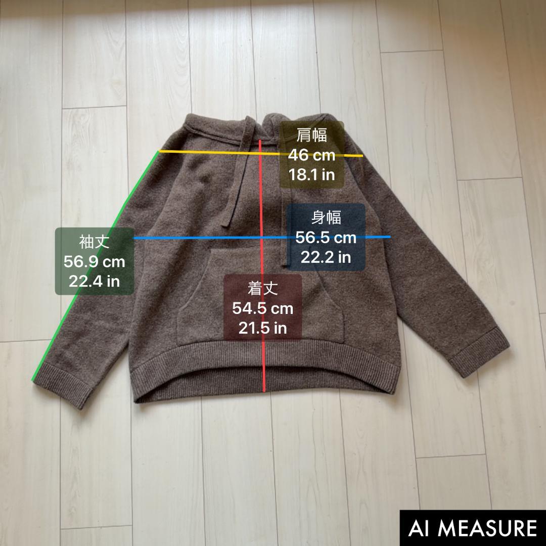 美品・完売品✨ドゥーズィエムクラス　Knitted フーディー　ニット　ブラウン