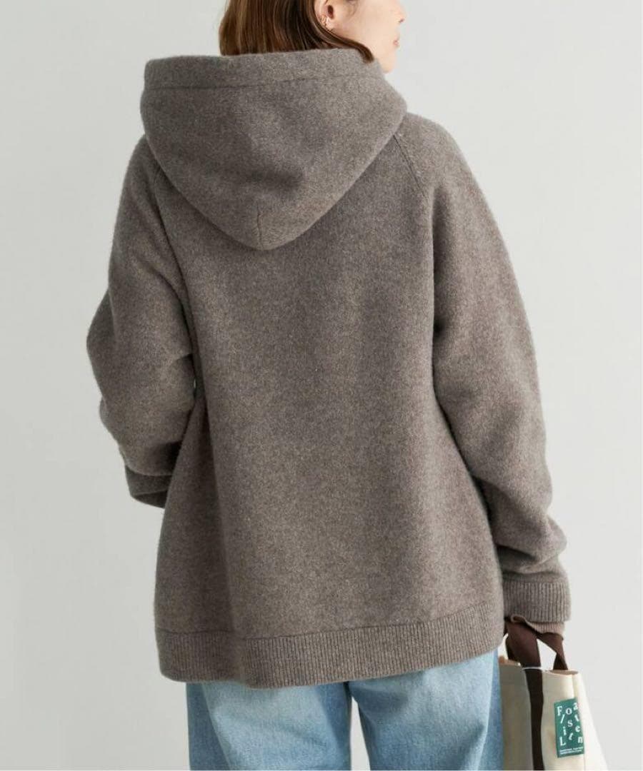 美品・完売品✨ドゥーズィエムクラス　Knitted フーディー　ニット　ブラウン