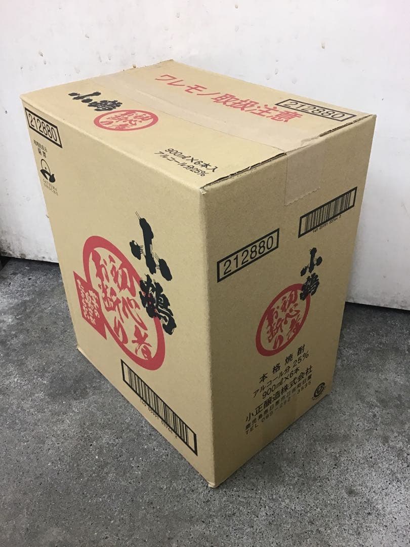 【小正醸造】★★ 小鶴 初心者お断り ★★　９００ML　 １ケース（６本入）