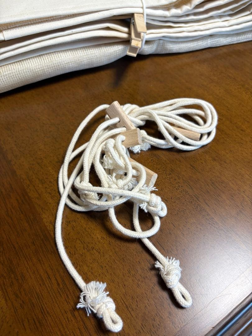 ルカ様用 ヘンプ　麻　からみ織り　蚊帳　ベッド用蚊帳　フレーム無し　菊屋