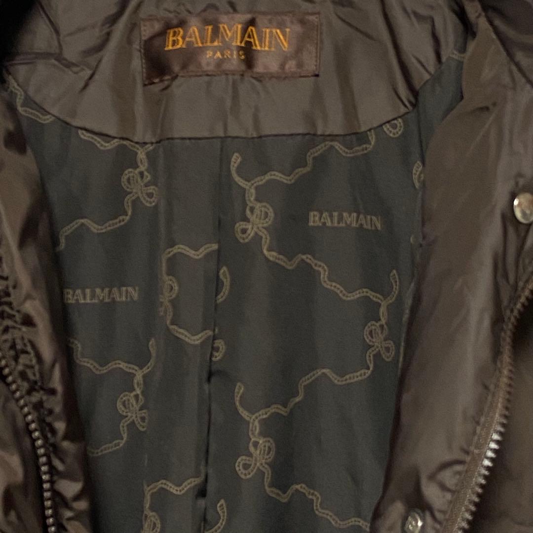バルマン　BALMAIN ブルーフォックスファー付　ダウンコート　100