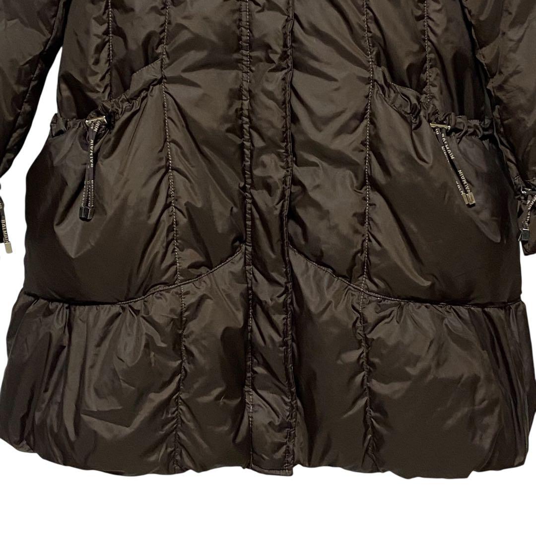バルマン　BALMAIN ブルーフォックスファー付　ダウンコート　100
