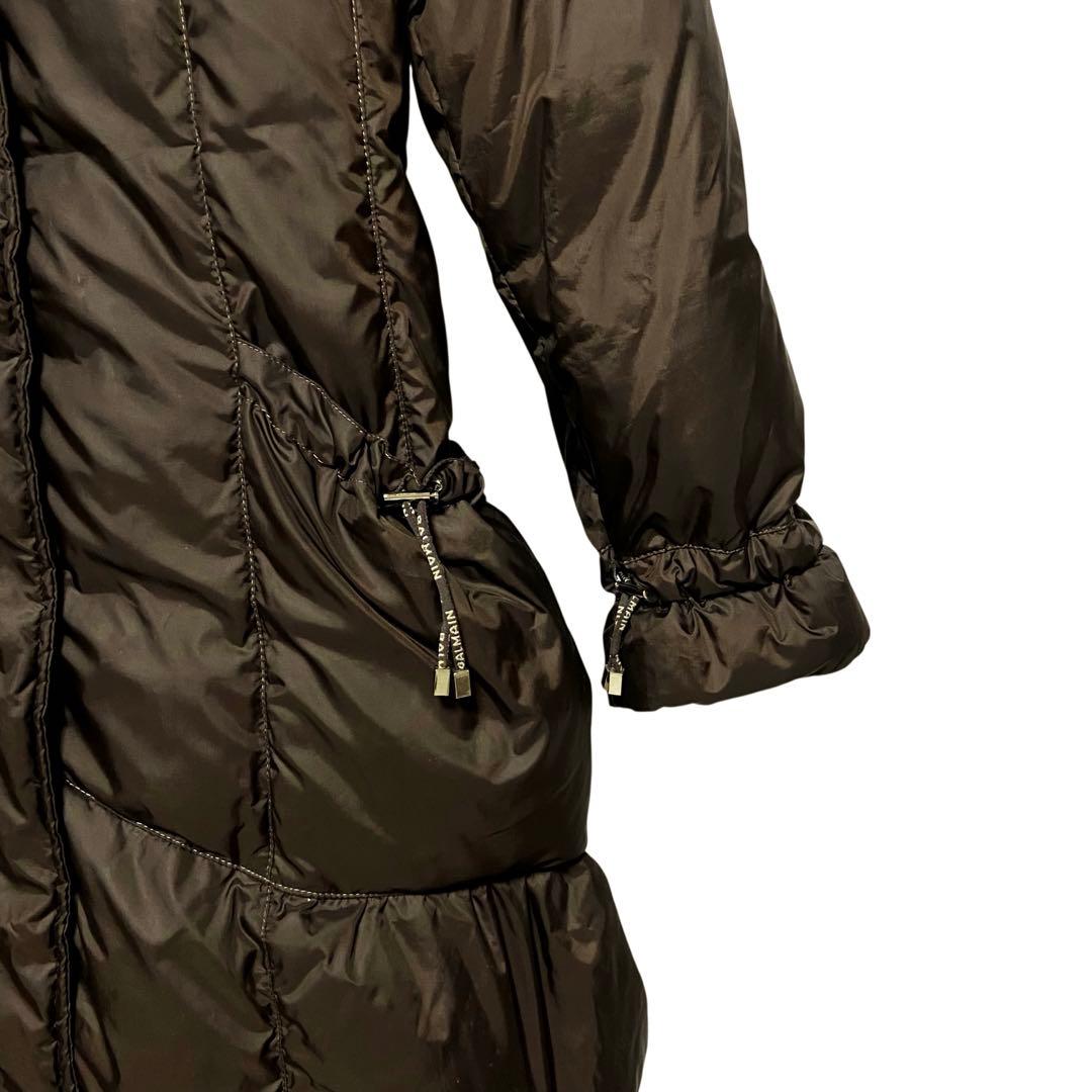 バルマン　BALMAIN ブルーフォックスファー付　ダウンコート　100