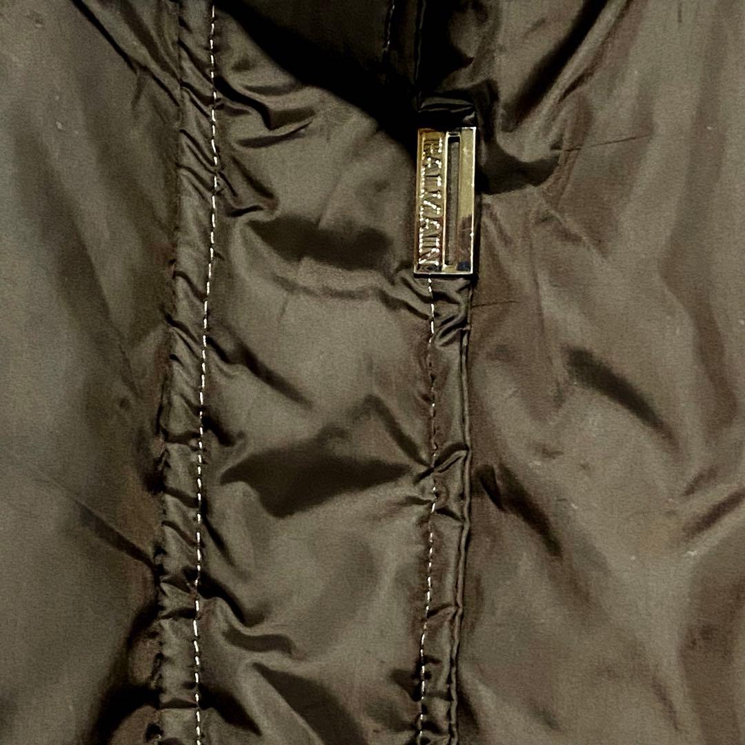 バルマン　BALMAIN ブルーフォックスファー付　ダウンコート　100