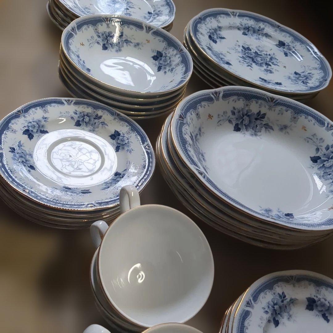 花柄陶器食器セット