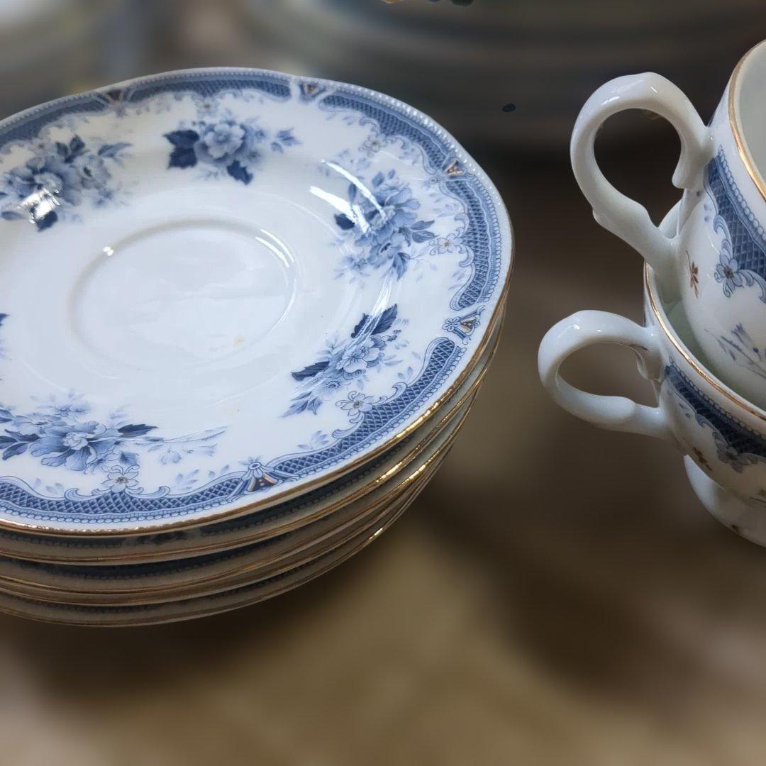 花柄陶器食器セット