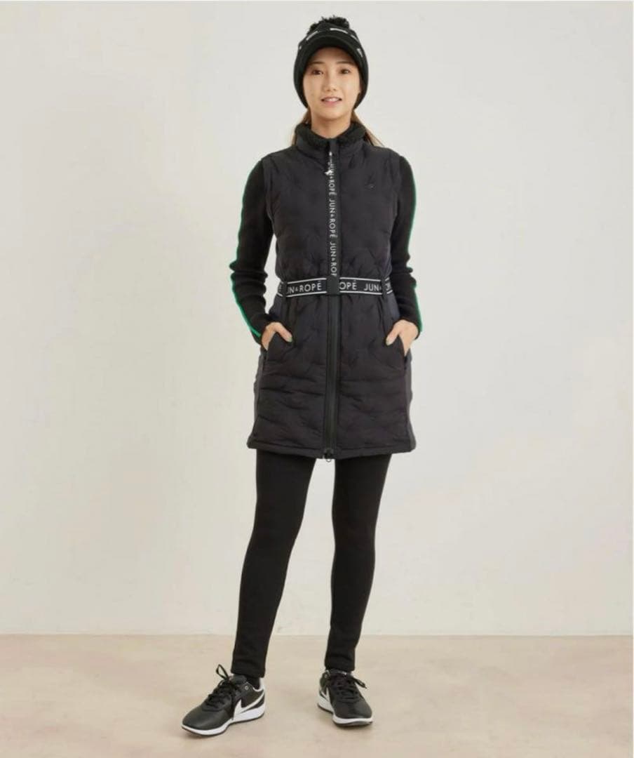 【新品、タグ付き】ジュンアンドロペ　JUN&ROPE' ダウンワンピース