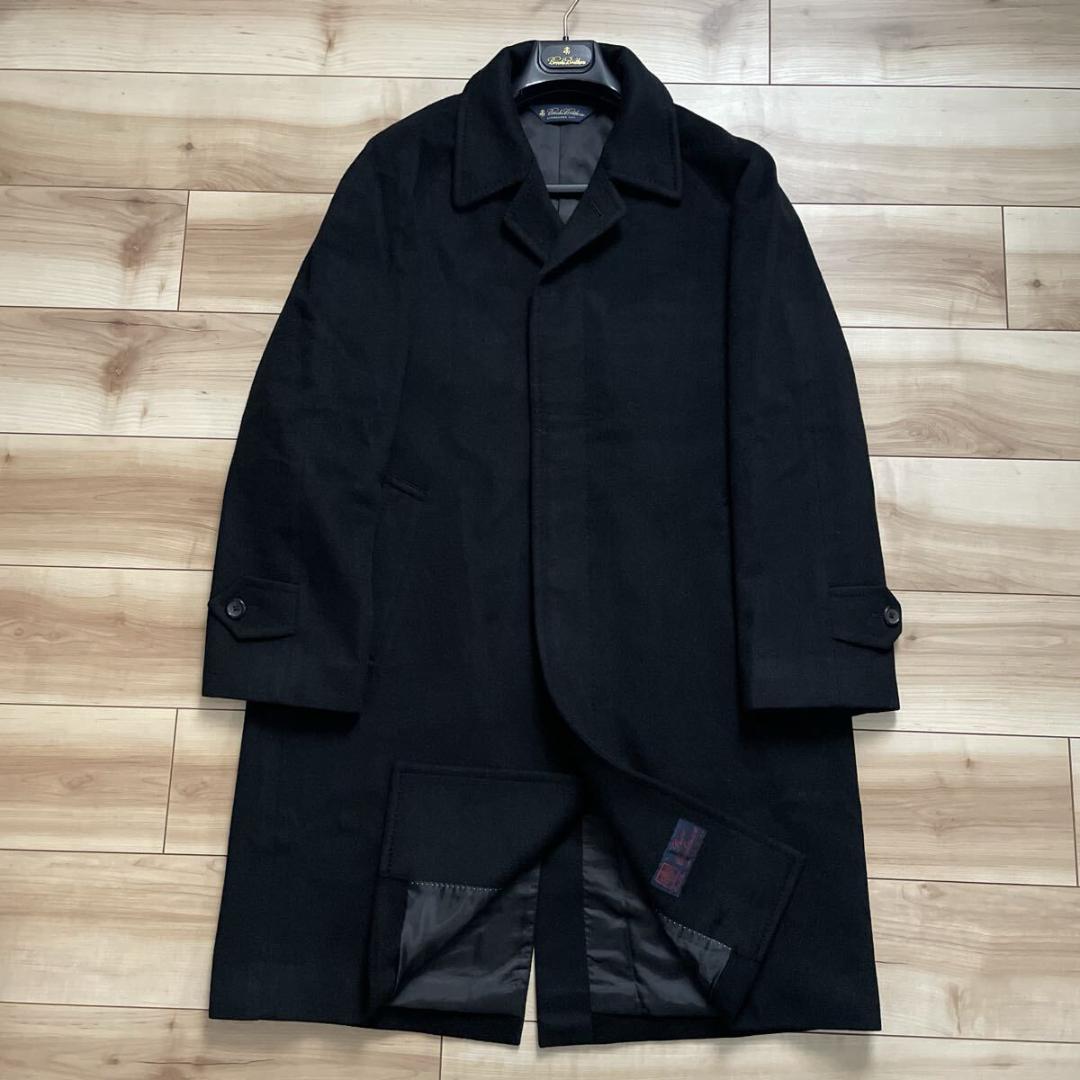 【美品】ブルックスブラザーズ 最高峰 カシミヤ100% バルマカーンコート