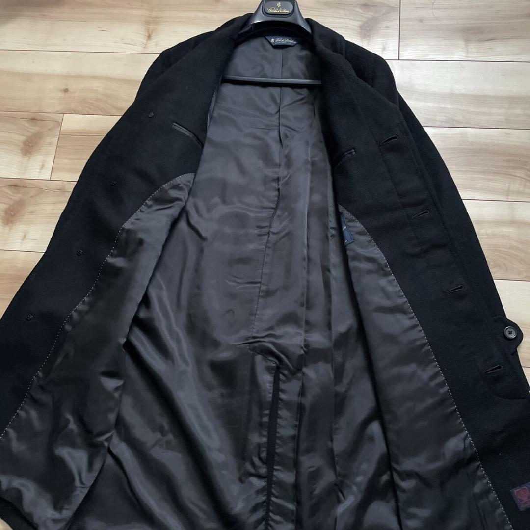 【美品】ブルックスブラザーズ 最高峰 カシミヤ100% バルマカーンコート