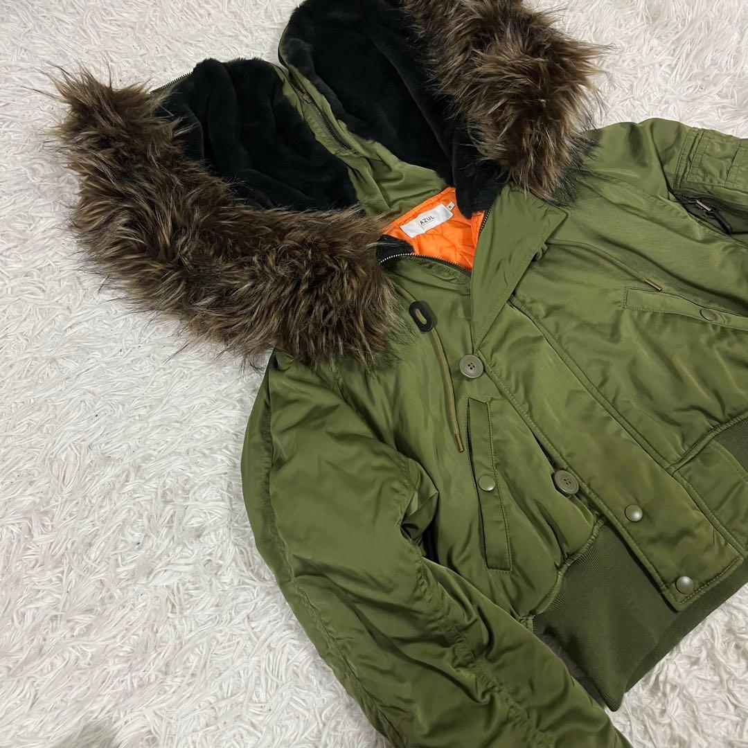 ぬ*ん様 美品❣️moussy N-2B フライトジャケット 短丈 y2k 00