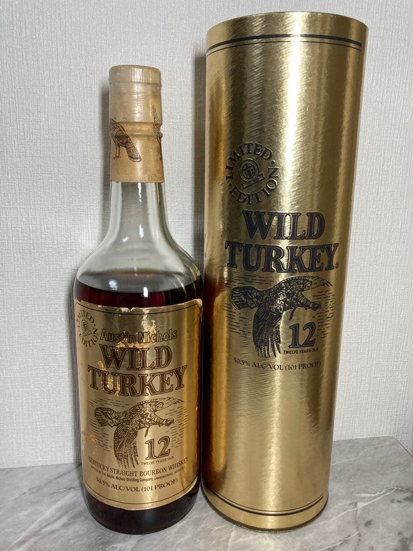 ワイルドターキー　12年　リミテッドエディション　ゴールドラベル　飛翔ラベル