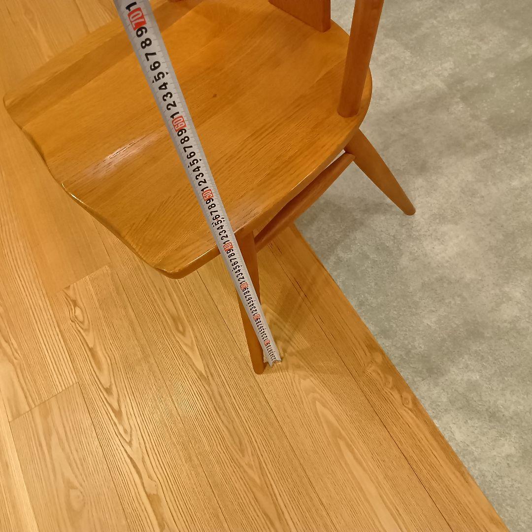 ふみ！！柏木工　KASHIWA カウホーンチェア　LC11 楢無垢材