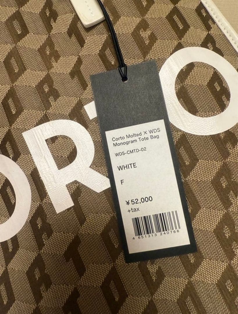 CORTO MOLTED×WIND AND SEA トートバッグ 白