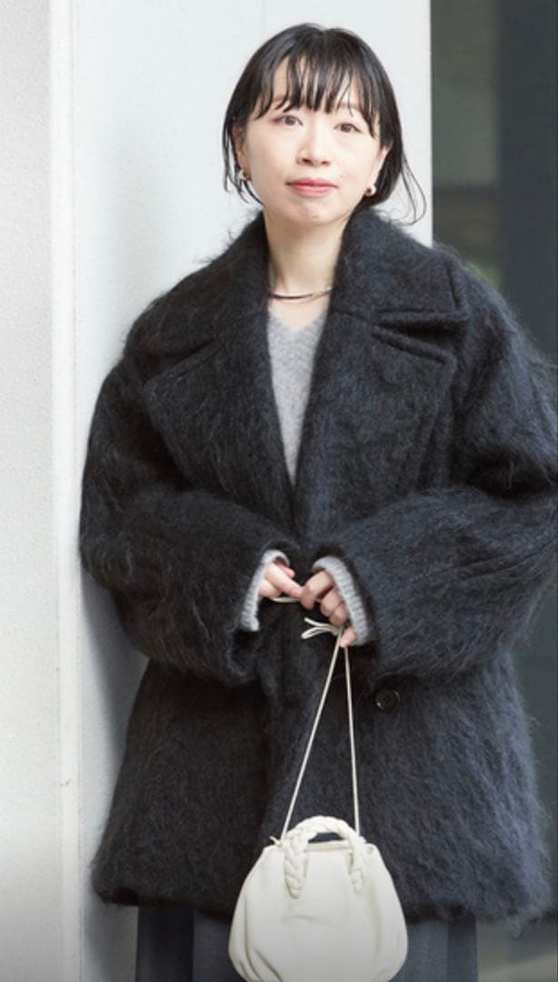 ⭐︎美品JOURNALSTANDARDL'ESSAGE モヘヤシャギーダブルコート