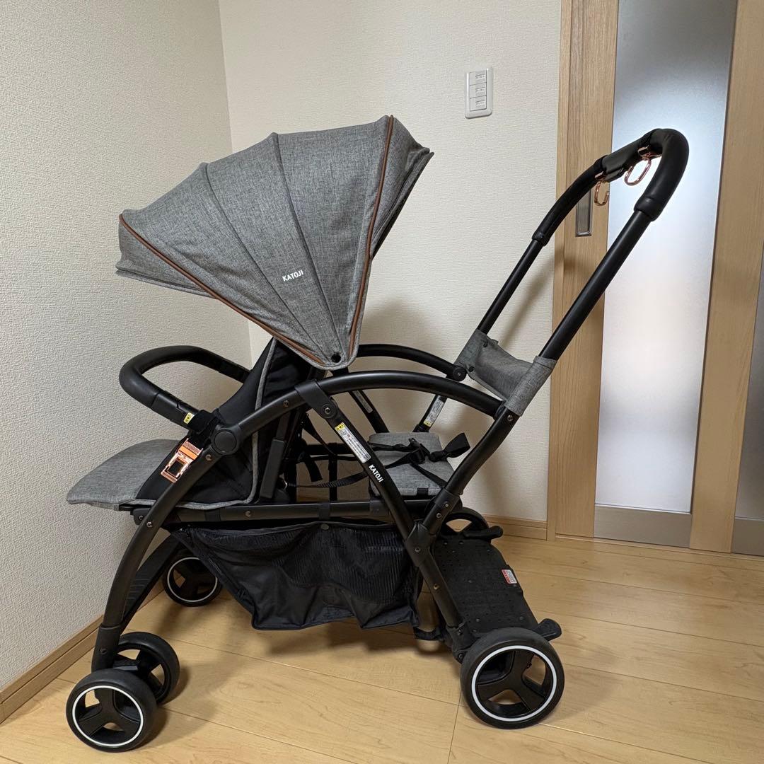 KATOJI カトージ ベビーカー 2-Seater 2シーター（グレー）