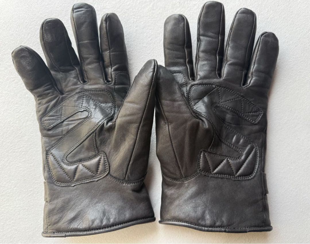 小物 Schott WINTER LEATHER GLOVE BLACK