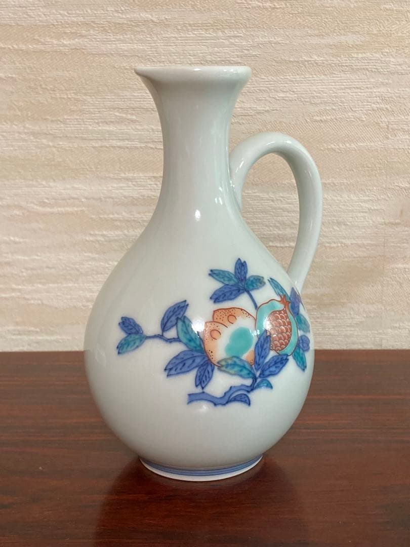 今右衛門　錦柘榴絵酒器