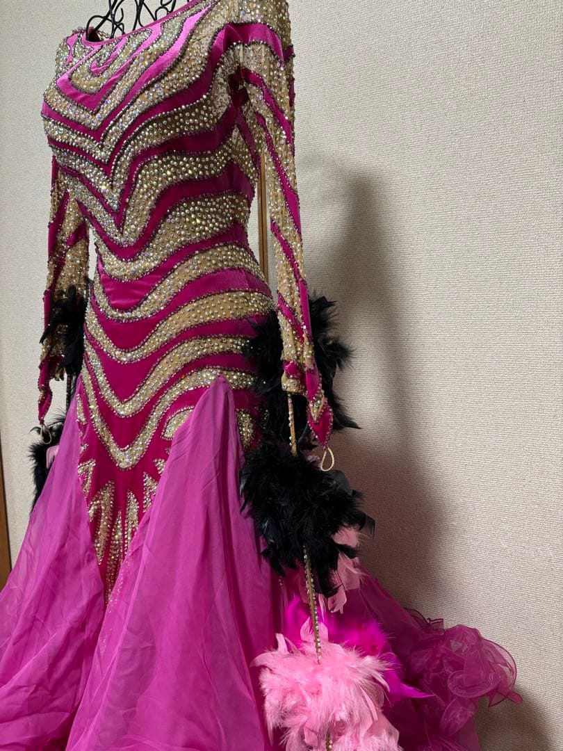 社交ダンスドレス ピンク