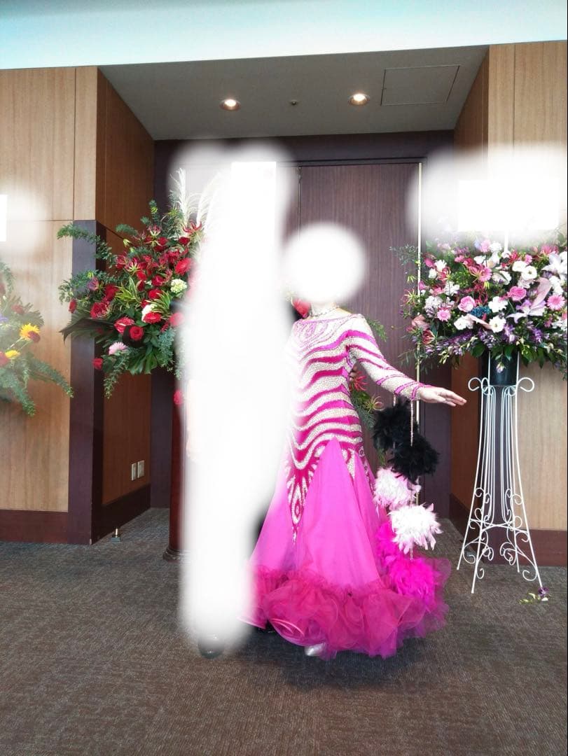 社交ダンスドレス ピンク