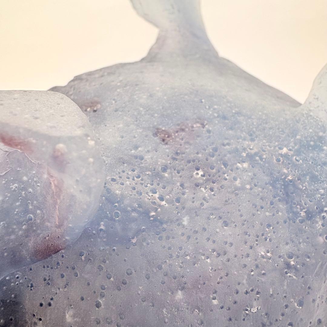 魚　ドーム　フランス　ガラス　クリスタル　ナンシー　水晶　フラワーベース　花瓶