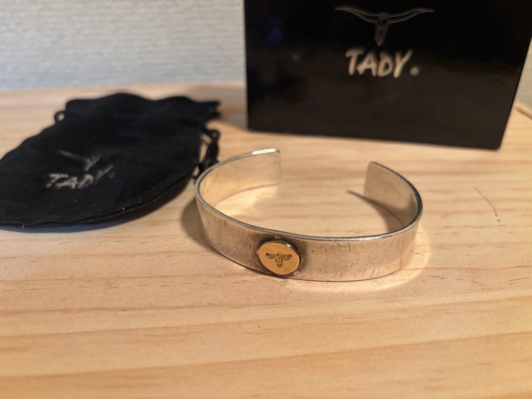tady&king 18k ロングホーンバングル サイズM