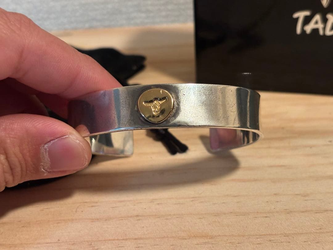 tady&king 18k ロングホーンバングル サイズM