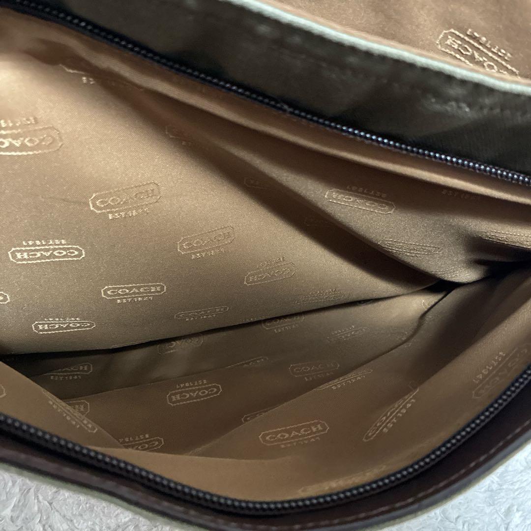 コーチ COACH メッセンジャーバッグ オリーブグリーン