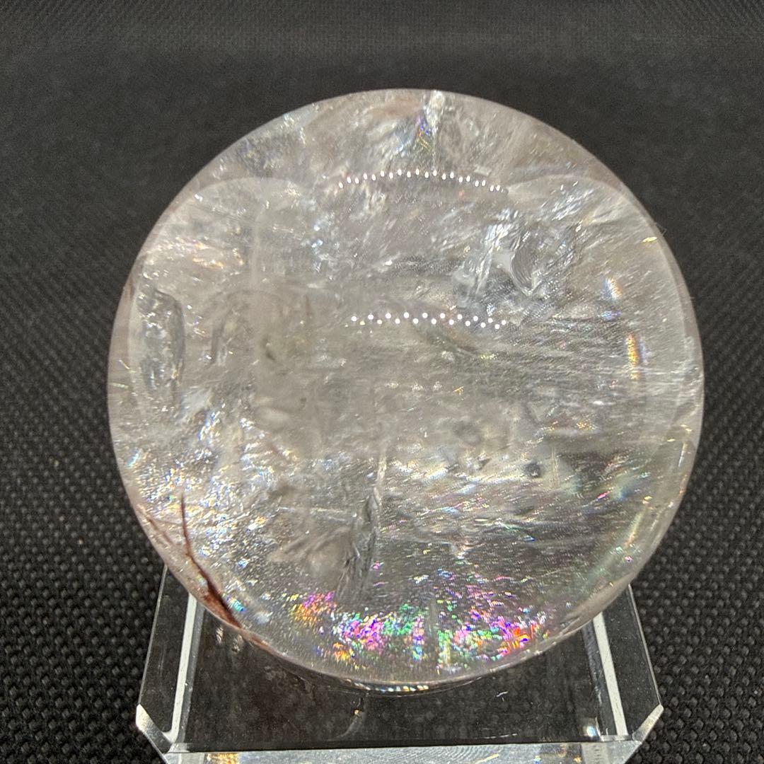 爆虹♪天然石　アゼツライト　ギラギラ虹だらけ♪【薄いピンク】