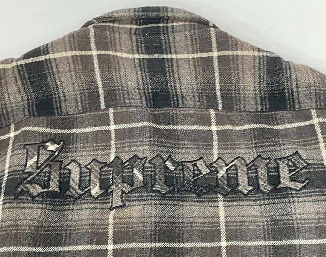 knmen127-0724 Supreme 22AW チェックシャツ