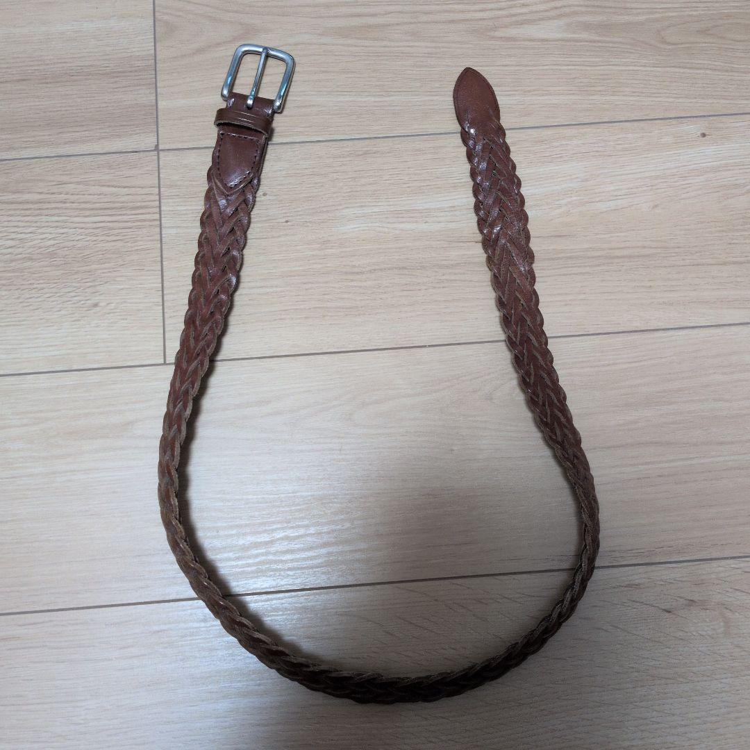 ホワイトハウスコックス WHC メッシュベルト サイズ：32/75 ブラウン