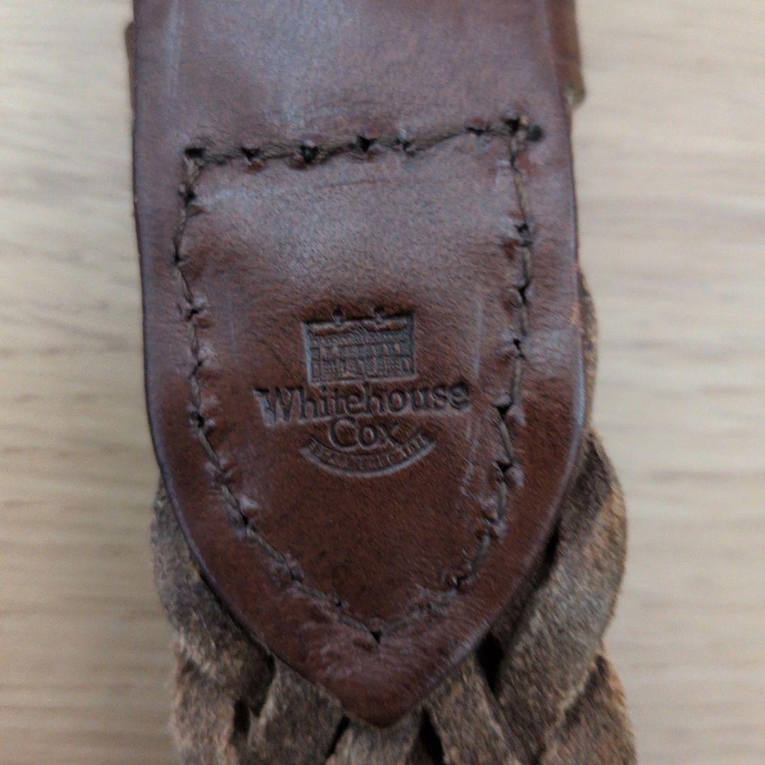 ホワイトハウスコックス WHC メッシュベルト サイズ：32/75 ブラウン