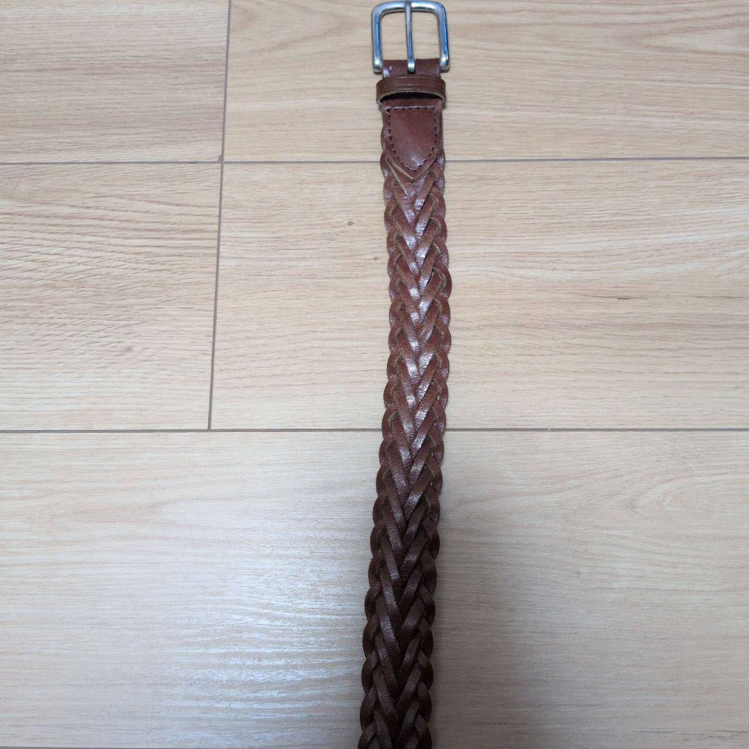 ホワイトハウスコックス WHC メッシュベルト サイズ：32/75 ブラウン