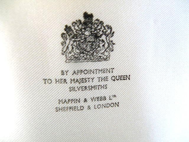 Mappin & Webb　純銀スターリングシルバー　デミタススプーン　６本