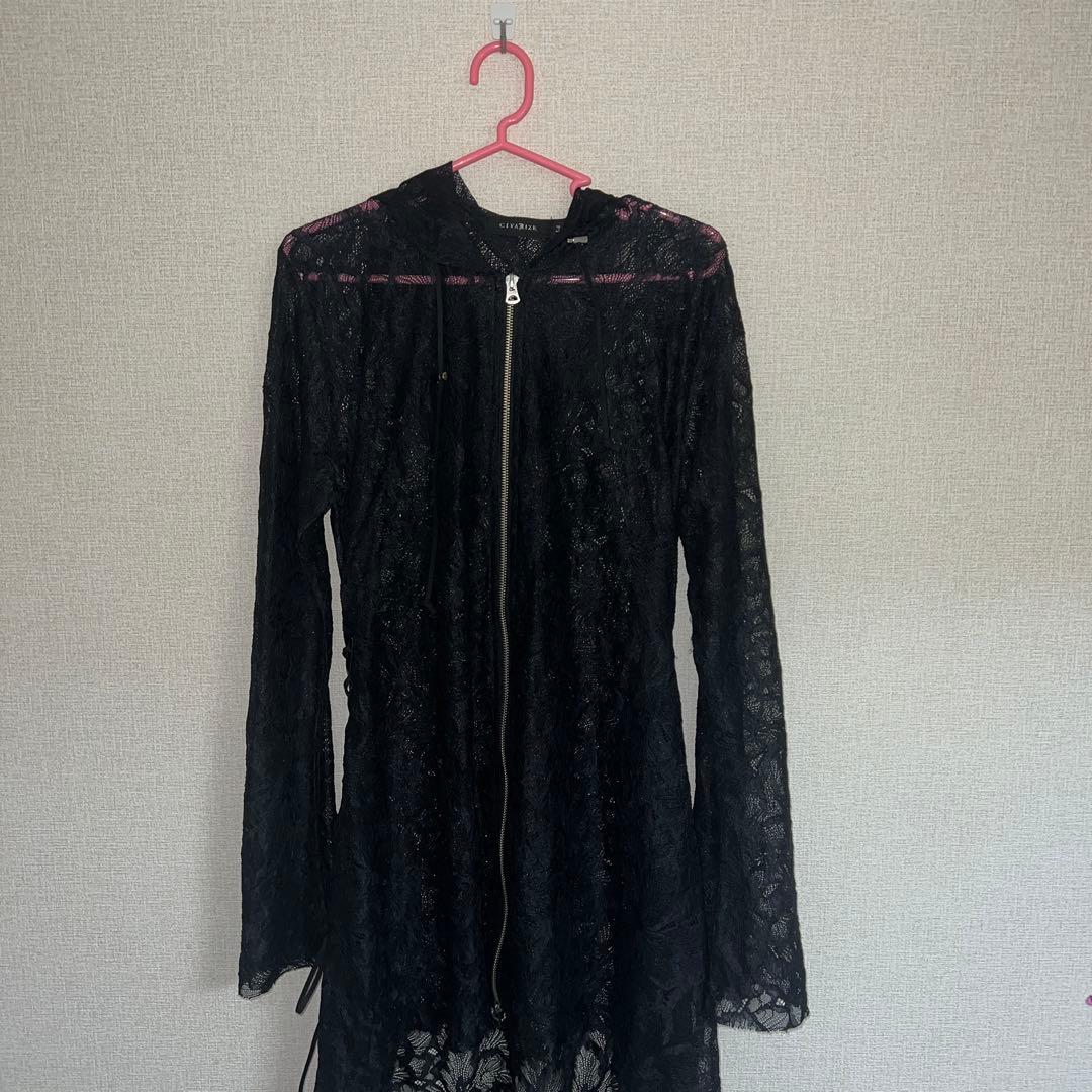 civarize レース カーディガン ブラック 黒