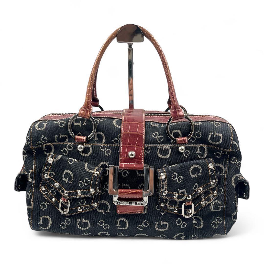 バッグ archive y2k 00s GUESS bag buckle black