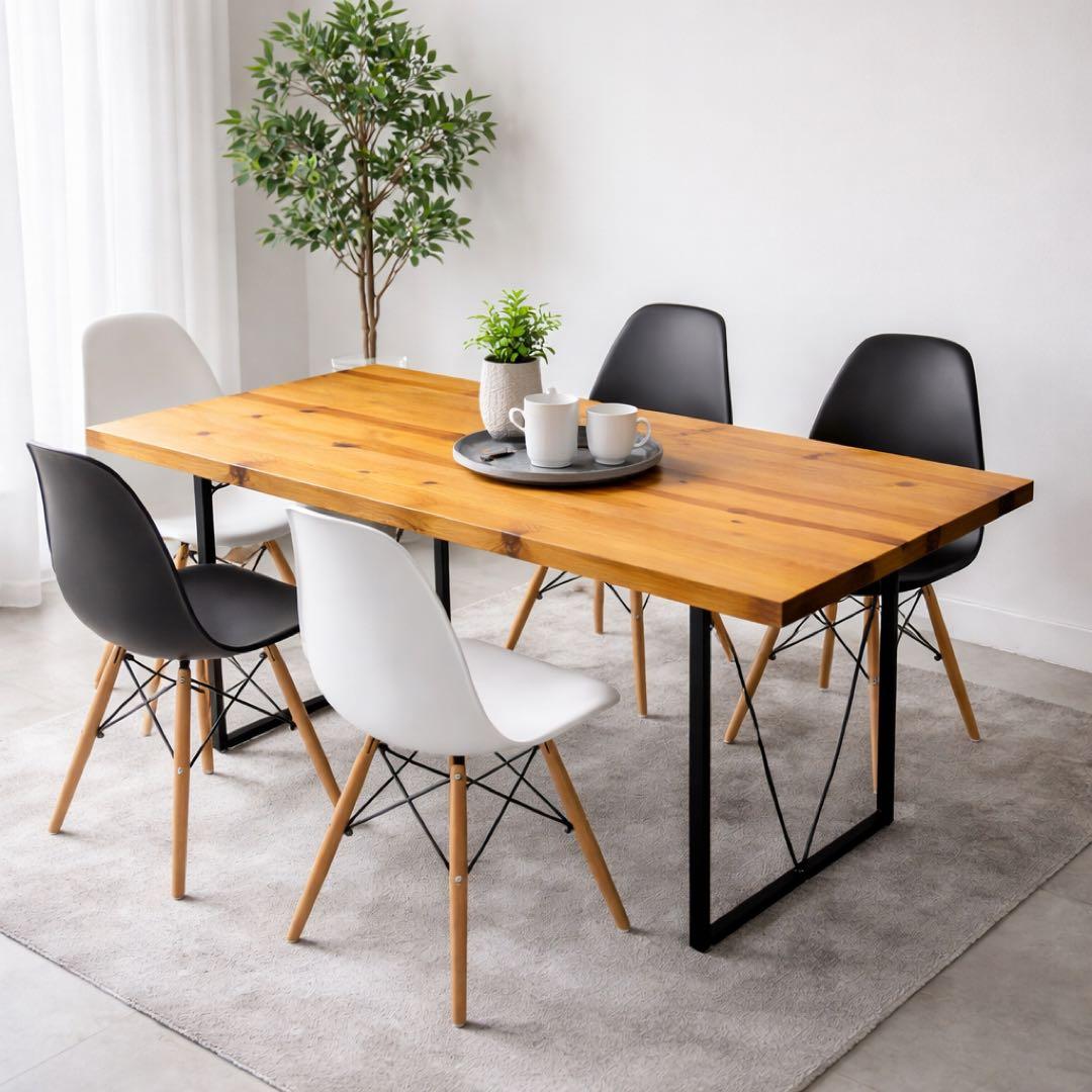 HR772 広松木工　GALA actus 天然木×スチール　インダストリアル