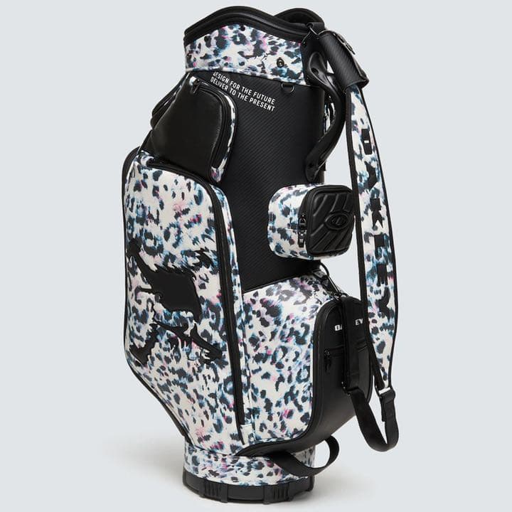 ゴルフバッグ・キャディバッグ OAKLEY Skull Golf Bag 16.0 White print