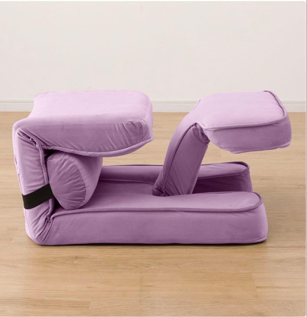 ニトリ　ゲーミング座椅子2 グレー　カバー付き　イエローグリーン