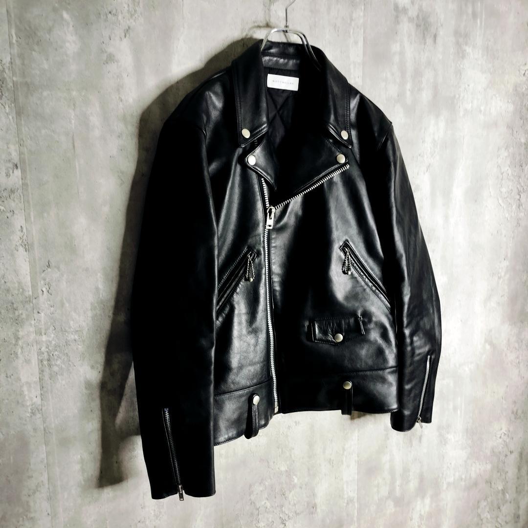 美品★ロットワイラー カウレザー 本革 ダブルライダースジャケット M 日本製