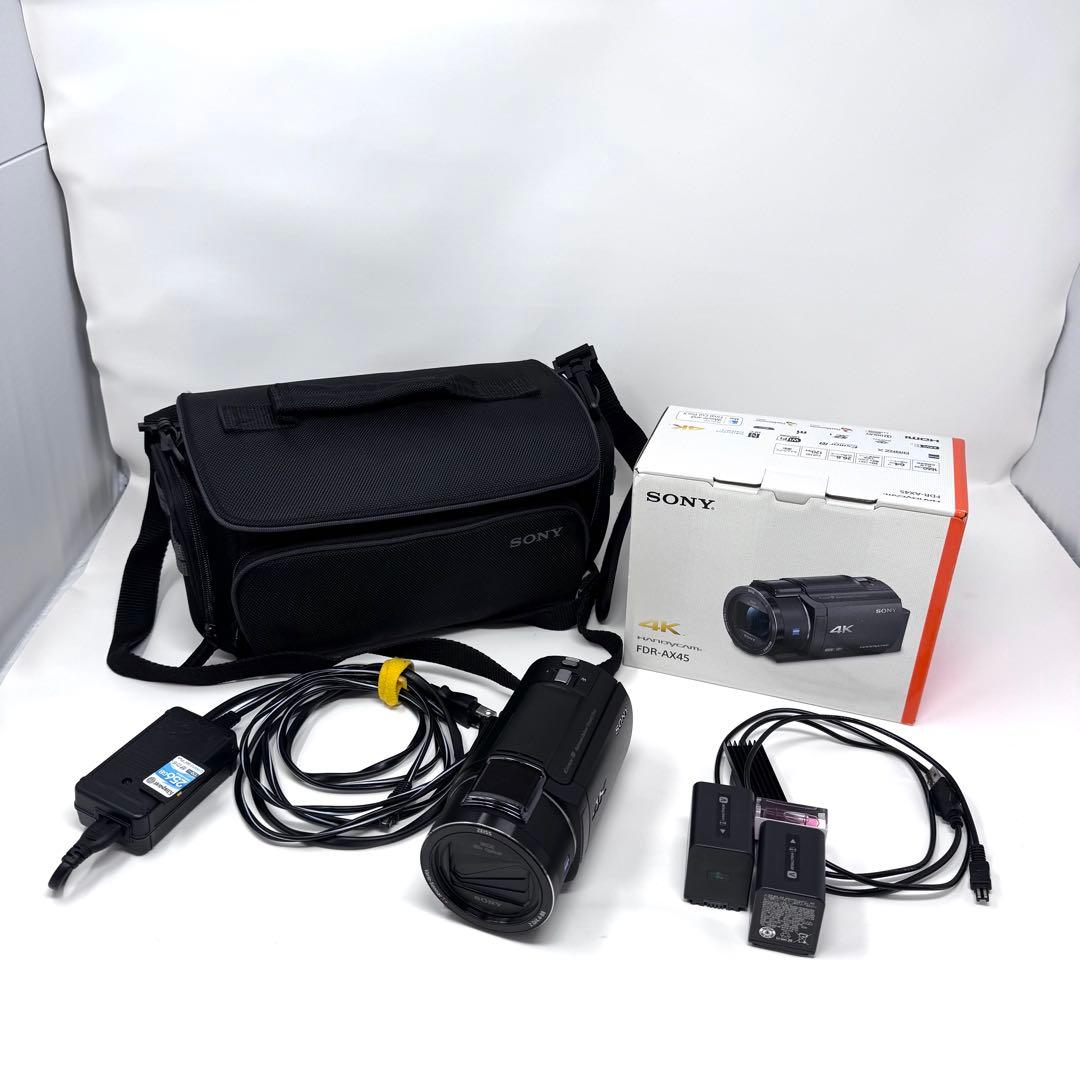 SONY FDR-AX45 ブラック デジタルビデオカメラ 【中古】