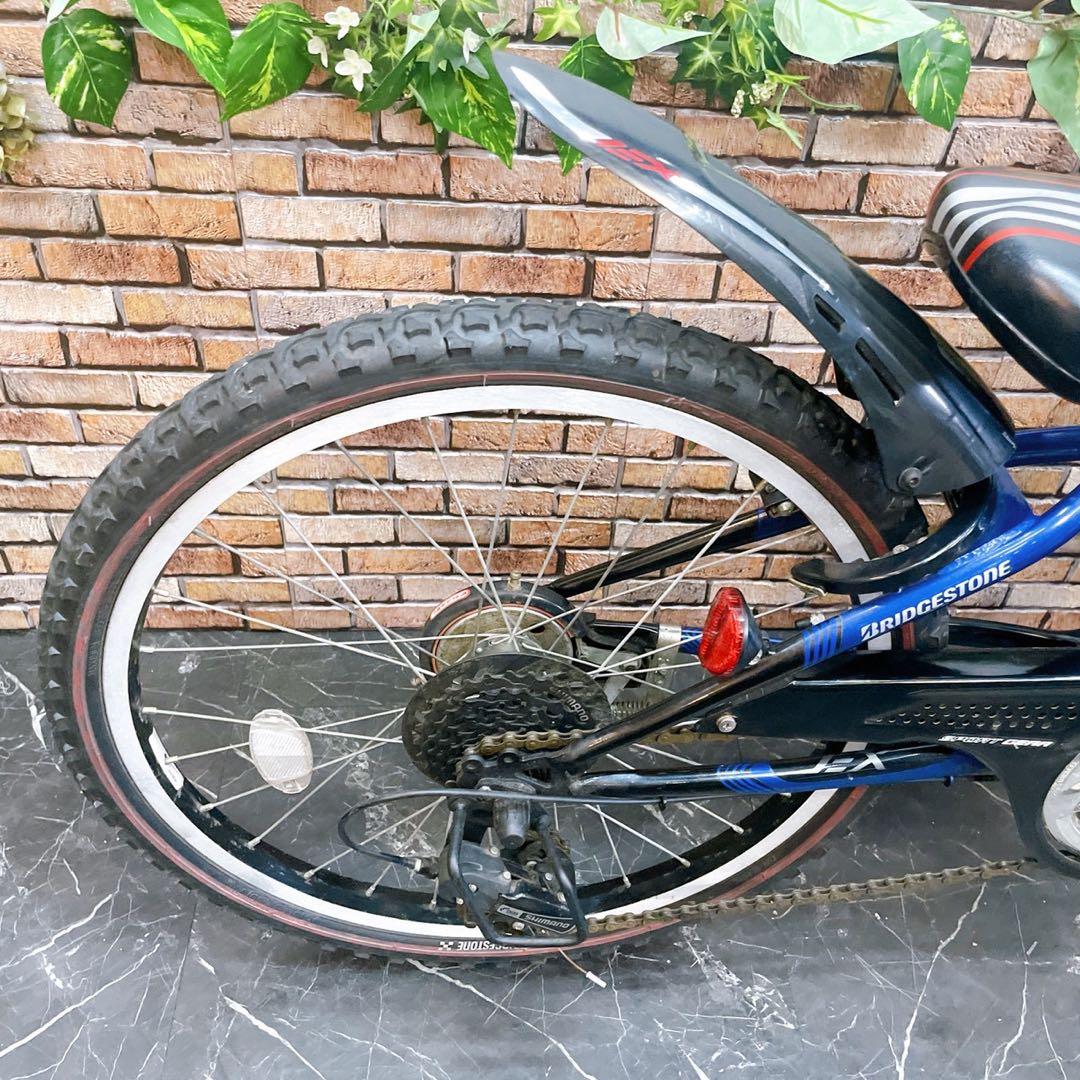 【92】子供用自転車 子供車 ブリヂストン EX ブルー 22インチ
