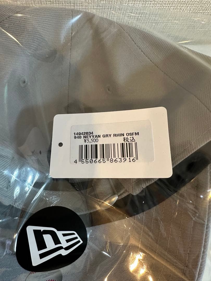 9FORTY Rhinestone ニューヨーク・ヤンキース グレー