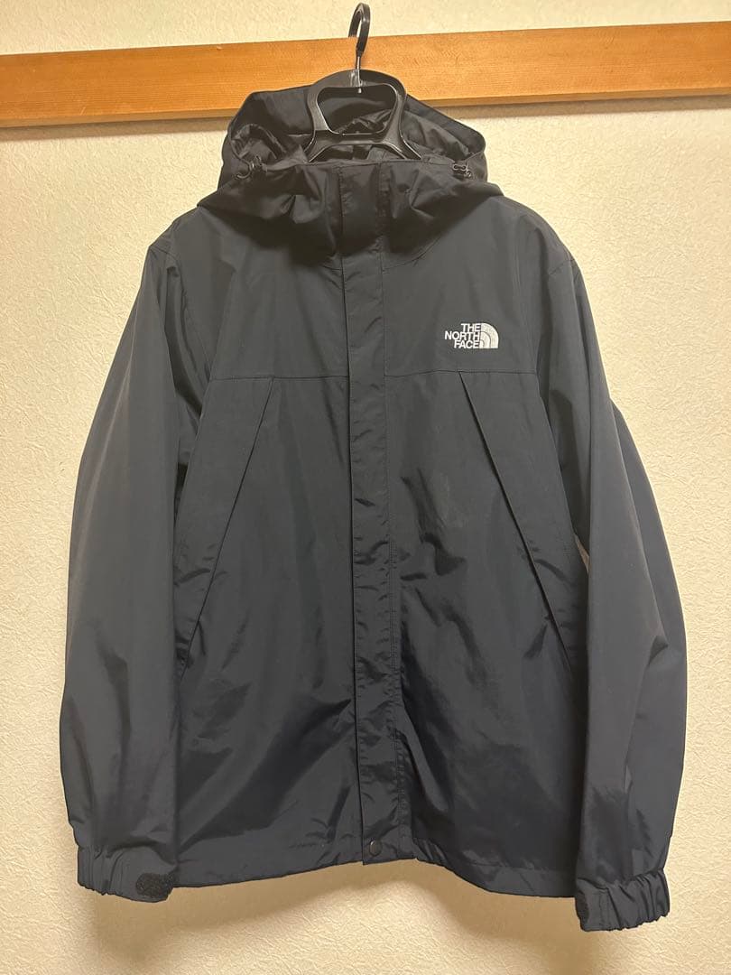 アインシュ様　ノースフェイス スクープジャケット 黒M マウンテンパーカー