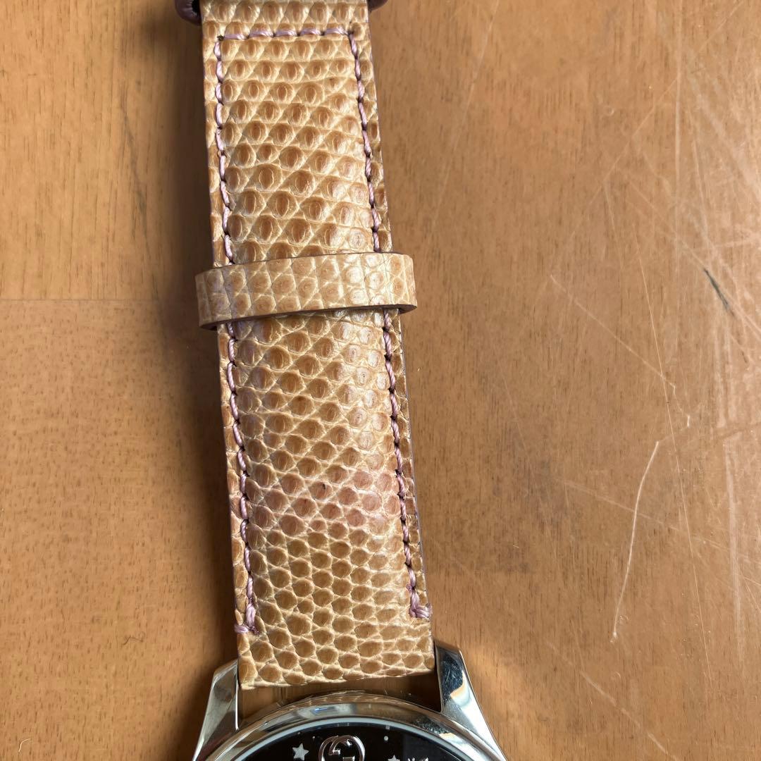 GUCCI 腕時計 ブラック/ピンク