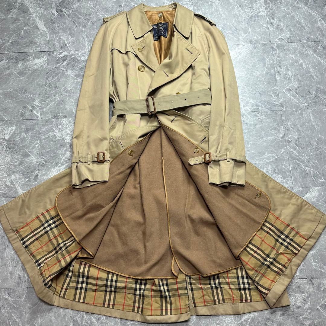 バーバリー　トレンチコート　ベルト　ライナー　ノバチェック ハニーベージュ