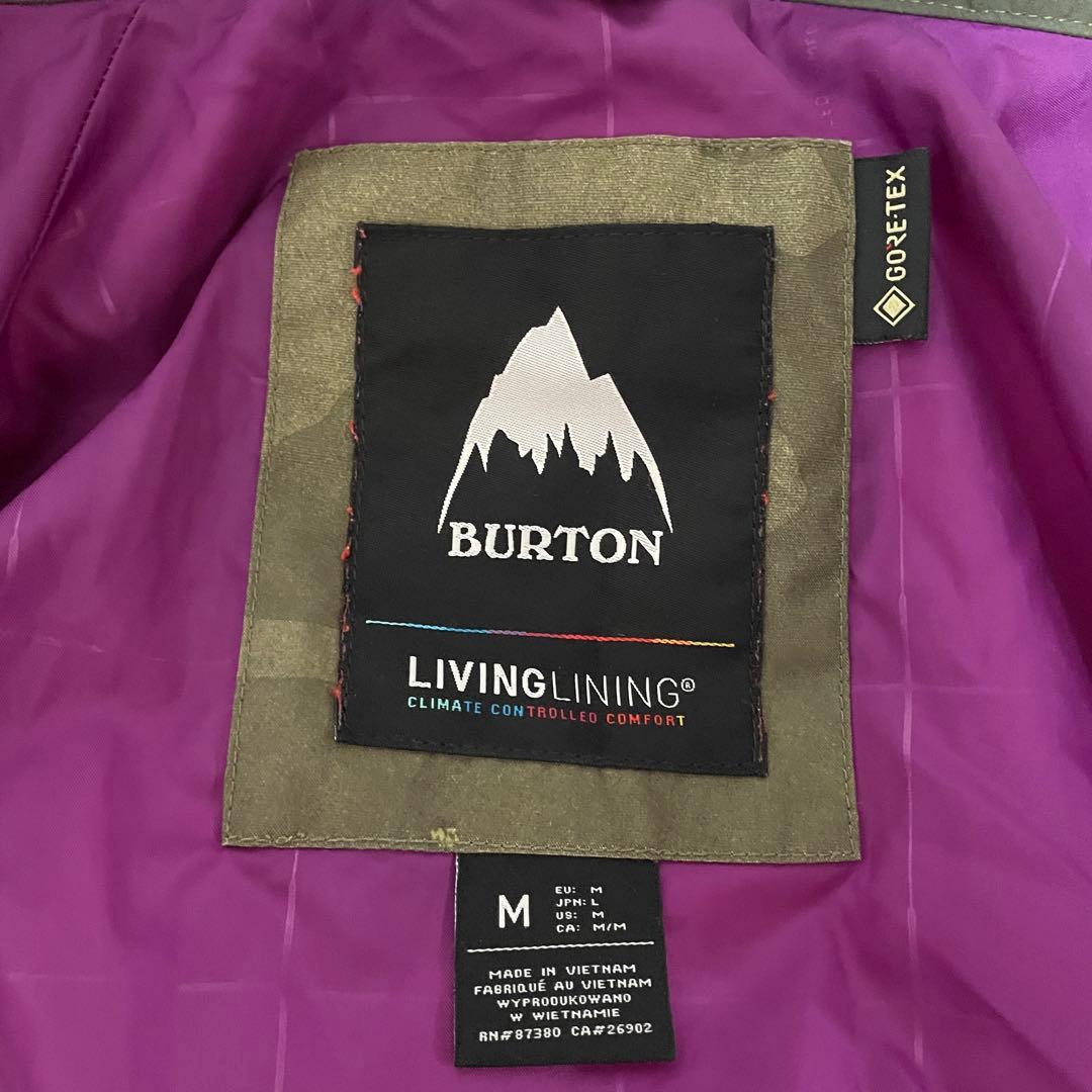 BurtonバートンスキーウェアスノーボードジャケットパーカーGORETEX迷彩