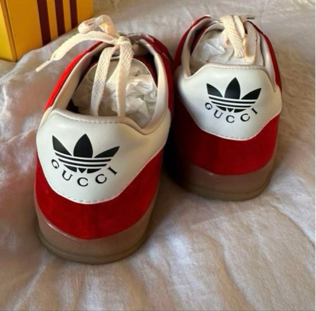 新品 GUCCI × adidas GAZELLE RED
