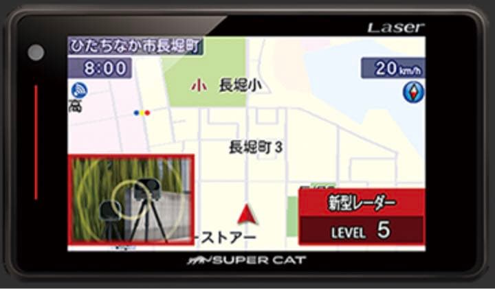 ユピテル　レーザー&レーダー探知機　Super Cat Z シリーズZ120L