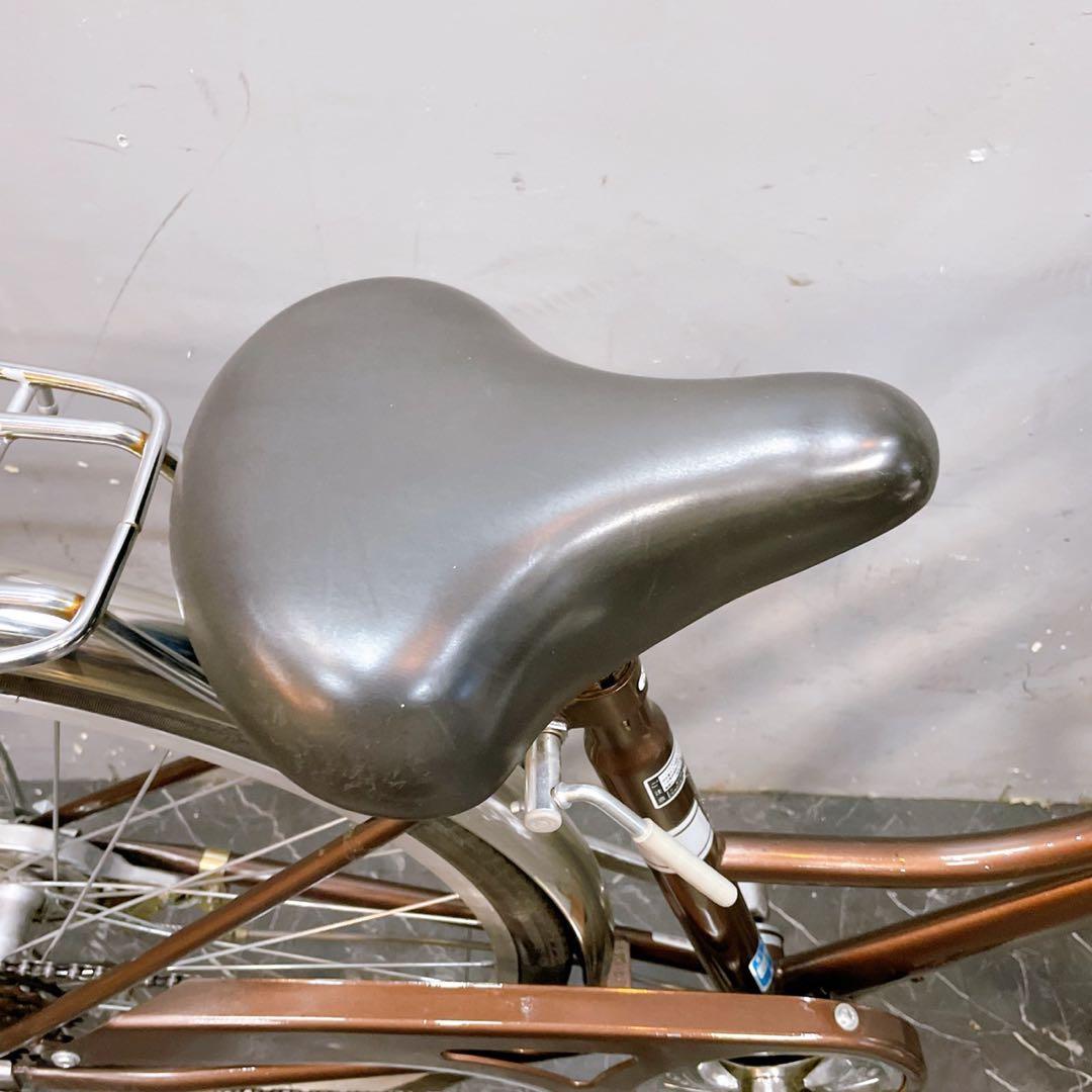 大阪配送価格【944】《関西》一般車 ママチャリ AZZURARE ブラウン