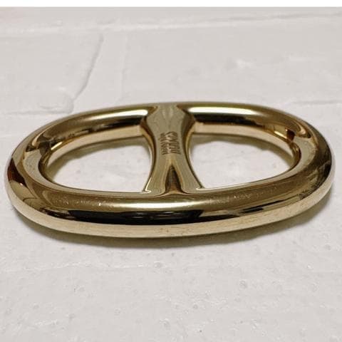 HERMES エルメス シェーヌダンクル スカーフリング ゴールド